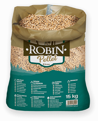 worek pelletu opałowego Robin do kupienia w Busku-Zdroju lub sklepie internetowym